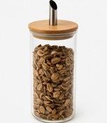 تصویر شکر پاش گرد درب بامبو وارداتی ابعاد 6*15 کد 3757 