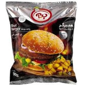 تصویر همبر ۶۰٪ب آ ۵۰۰گرم گوشت قرمز ۵ عددی