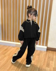 تصویر ست سه تیکه پلنگی مناسب ۲ الی ۷ سال - ۵۰ 