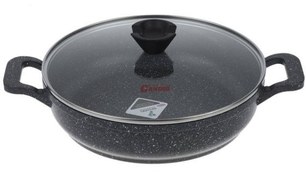 تصویر تابه دودسته کاندید مدل پروانه سایز ۲۸ گرانیتی 