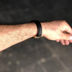 تصویر دستبند چرمی کد ۱۰ Bracelet code 10