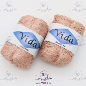 تصویر نخ مکرومه تک سوزن (مکرومه 1 سوزن) هلویی 