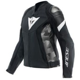 تصویر موتور کت چرمی زنانه یورو 5 Blk سفید داینس Dainese 