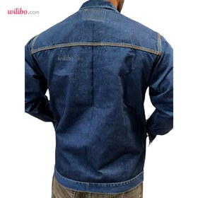 تصویر لباس کار دو تکه جین (کاپشن و شلوار) لی مدل اداره برق JEANS - XL JEANS