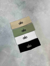 تصویر هدبند کبریتی طرح alo - کرم 