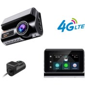 تصویر دوربین خودرو اینفینیتی P85 دو دوربین ۲K با قابلیت ۴G و GPS 