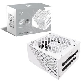 تصویر پاور ایسوس 850 وات فول ماژولار مدل ROG STRIX 850G WHITE 