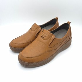 تصویر کفش چرم زنانه طبی ساده 