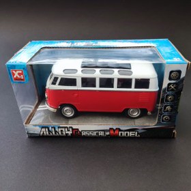 تصویر فولکس واگن فلزی موزیکال و چراغدار die cast