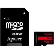تصویر کارت حافظه microSDXC اپیسر مدل Rioo استاندارد UHS-I U1 A1 W/1 ظرفیت 256 گیگابایت همراه آداپتور 