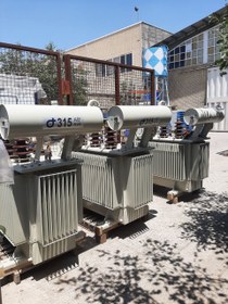 تصویر ترانسفورماتور 315kva برند ایران ترانسفو 