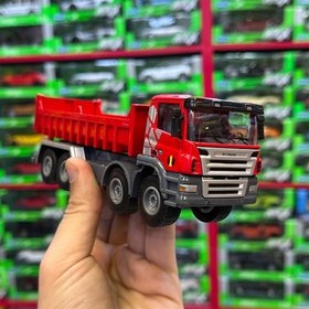 تصویر ماکت فلزی کامیون معدن برند HY-TRUCK 