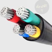 تصویر کابل آلومینیوم 35*4 زمینی Khorasan Electric 35×4 Aluminum Underground Cable with Solid Core