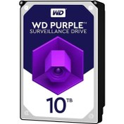 تصویر هارد دیسک اینترنال وسترن دیجیتال سری بنفش ظرفیت 10 ترابایت اصل Western Digital Purple Internal Hard Drive 10TB