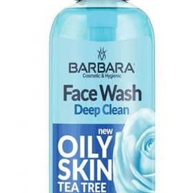 تصویر شوینده صورت حاوی عصاره درخت چای مناسب پوست چرب 370میل باربارا Barbara Face Wash Tea Tree For Oily Skin 370ml