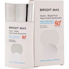 تصویر فلوئید ضد آفتاب برایت مكس آكوافیوژن هیدرا 50 میل Bright Max Hydra Bright Fluid Aqua Fusion Sunscreen SPF50 50ml
