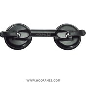 تصویر قاپک 2 تایی شیشه برند Galaxy and S.D.F (مشکی رنگ) 