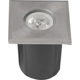 تصویر چراغ دفنی چهارگوش - 1W- 220v 