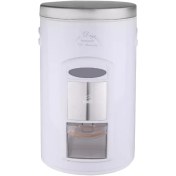 تصویر سطل برنج پیمانه دار سفید در استیل بهاز کالا