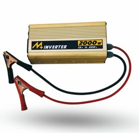 تصویر مبدل برق خودرو ۱۲ به ۲۲۰ ولت ام پلاس inverter mplus 2000W 