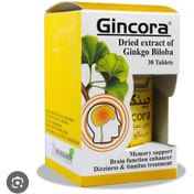 تصویر قرص جینکورا دکتر اهورا Gincora