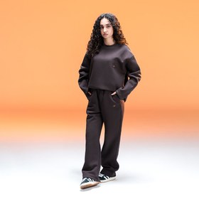 تصویر سویشرت قهوه ای زیگ zig مدل Plain کد 458 