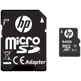 تصویر رم میکرو ۶۴ گیگ اچ پی HP Mi210 U1 C10 P Mi210 U1 C10 64GB MicroSDXC Memory Card