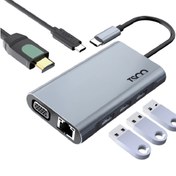 تصویر هاب تایپ سی 7 پورت تسکو مدل THU 1171 