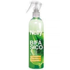 تصویر اسپری دو فاز موهای فر و مجعد حاوی عصاره چای سبز نلی NELLY مدل ULTRA RIZOS حجم 400 میل TOW-PHASE CONDITIONER ULTRA RIZOS NELLY 400 ml