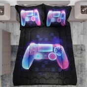 تصویر سرویس خواب مدل دسته بازی کد game 55 یک نفره 4 تکه 