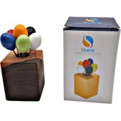 تصویر زیتون خوری با پایه چوب3661 