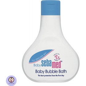 تصویر کف حمام و بدن سبامد مدل Sebamed Baby Bubble Bath Sebamed Baby Bubble Bath 200ml‏