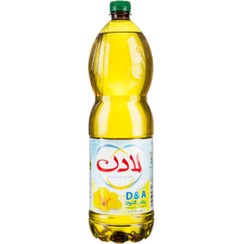 تصویر لادن روغن مایع کانولا 1350 گرمی ویتامین (A-D) آبی 