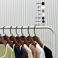 تصویر بلوز یقه دلبری زنانه آستین بلند رنگ سبز 