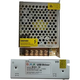 تصویر آداپتور سوییچینگ G.H.K | 12V 5A | SMALL 