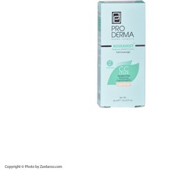 تصویر کرم پوشاننده و مرطوب کننده رنگی صورت پرودرما مناسب پوست معمولی و حساس 40 میلی لیتر پرودرما Proderma Redness Relief And Full Coverage Cream 40 ml