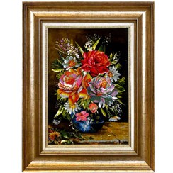 تصویر تابلو فرش دستباف گل کد 1101459 