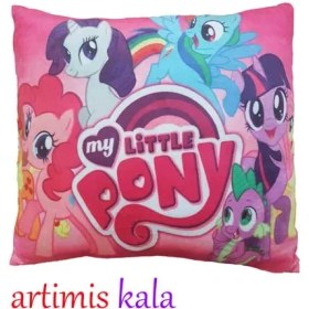 تصویر کوسن طرح پونی 