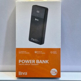 تصویر پاوربانک 10000 بیوا Biva Power Bank Digital Display توان 22.5 وات ۳۰ Power Bank Digital Display biva1000