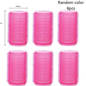 تصویر بیگودی مدل چسبی کد 04 بسته 6 عددی Adhesive hair curlers, code 04, pack of 6