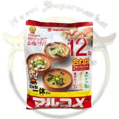 تصویر سوپ میسو آماده 12 عددی ژاپنی 