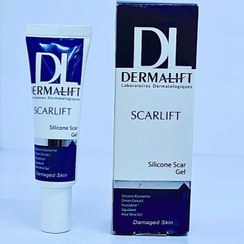 تصویر ژل پوست های آسیب دیده درمالسفت مدل اسکارلیفت Dermalift Scarlift Silicone Gel