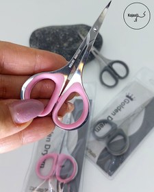 تصویر قیچی ابرو دسته سیلیکونی 