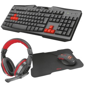 تصویر باندل گیمینگ تراست Trust Combo Gaming Ziva 4 in 1 