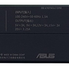 تصویر شارژر لپ تاپ ایسوس مدل ADP-65TY ظرفیت ۶۵ وات Type-C ۲۰ ولت ۳.۲۵ آمپر 