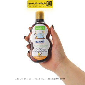 تصویر روغن ماساژ و نرم کننده پوست کودک حاوی روغن جوجوبا بی بی لند 200 میلی لیتر Babyland Body Oil For Kids with Jojoba Oil 200ml