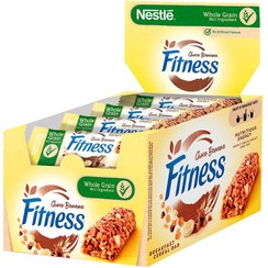 تصویر پروتئین بار رژیمی برند نستله سری فیتنس با طعم موز شکلات بسته ی ۱۶ عددی nestle انواع بار و تنقلات مغذی نستله