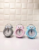 تصویر ساعت رومیزی زنگدار چراغدار مدل جغد 