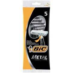 تصویر خودتراش یک تیغه متال بیک Metal Bar Razor Blade Bic