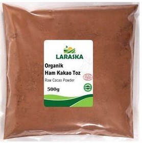 تصویر Laraska پودر کاکائو خام ارگانیک 500 گرم / پودر کاکائو خام 500 گرم Laraska Organik Ham Kakao Tozu 500g / Raw Cacao Powder Certified Organic 500g